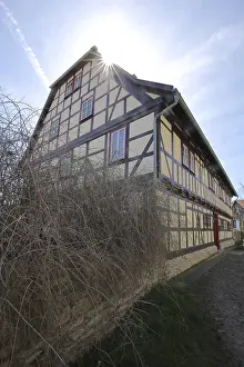 Old Town Photography Germany Stampe: Rectory of St. Stephen in backlight