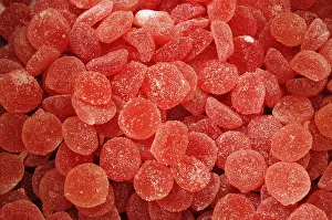 Close Up Sweets Stampe: Red candy, sweets