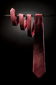 Single Object Studio Photography Stampe: Red tie