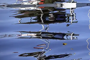 Abstract Water Reflection Stampe: Reflection in water