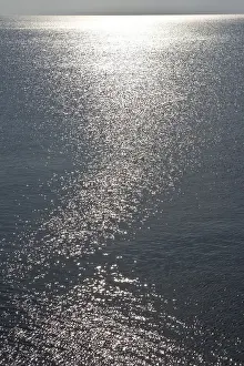 Balearic Island Landscapes Stampe: Reflections on the surface of the sea