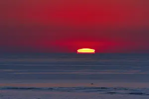 Atlantic Coast Photography Stampe: Refraction and reflection at sunset