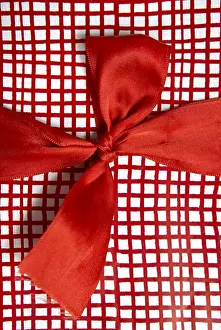 Advent Season Decorations Stampe: Ribbons on a present