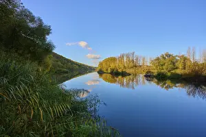 River Main Germany Stampe: River, Main, Trees, Reflection