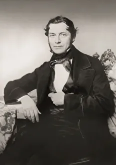 Scientist Portrait Stampe: Robert Wilhelm Eberhard Bunsen