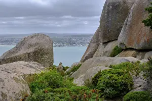 Natural Preserve Rock Formations Stampe: Rock formations at the Postberg viewpoint