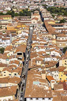 Tuscany Cityscape Photography Stampe: Above the rooftops of Florence