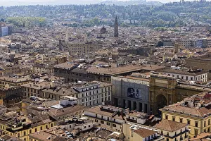 Tuscany Cityscape Photography Stampe: Above the rooftops of Florence
