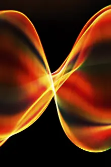 Indoor Studio Photography Stampe: Rotating thread illuminated with a stroboscopic flash