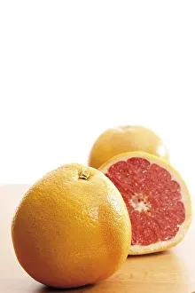 Red Citrus Fruit Stampe: Ruby red grapefruit