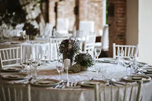 Food Photography For Weddings Stampe: Rustic decoration elements of a wedding