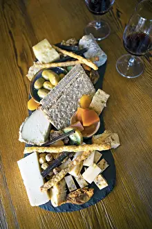 Turkish Food Photography Stampe: Rustic starter platter, Turkey