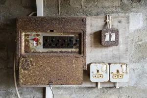 British Overseas Territory Stampe: Rusty control panel, Gibraltar