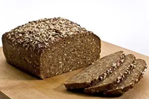 Whole Grain Rye Bread Stampe: Rye bread with whole grains
