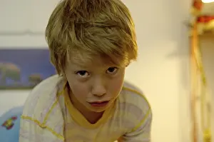 Blond Child Stampe: Sad boy