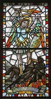 No People Religious Texts Stampe: Saint Michael