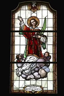 Religious Text Illustrations Stampe: Saint Stephen
