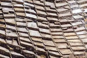 Salt Mining In South America Stampe: Salt mine