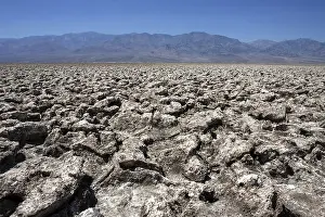 Arid Desert Environment Stampe: Salt structures on Devil's Golf Course
