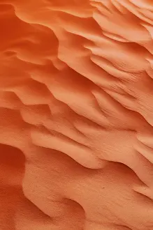 North African Desert Scene Stampe: Sand patterns on the surface of a dune