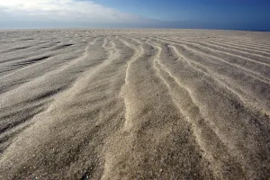 Denmark Beach Stampe: Sand ripple patterns on the beach