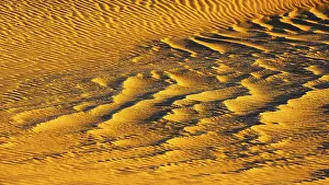 Wind Shaped Sand Formations Stampe: Sand structure formed by the wind