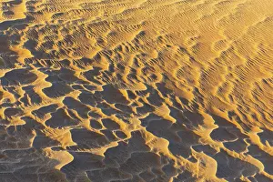 Arabian Peninsula Sand Structure Stampe: Sand structure formed by the wind