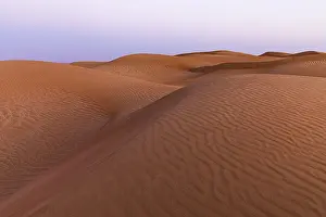 Western Asia Sandy Deserts Stampe: Sand structure formed by the wind