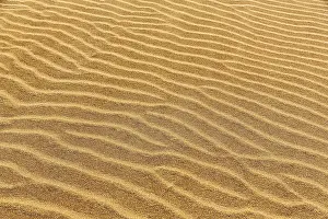 Deserted Icelandic Landscapes Stampe: Sand structures, created by waves and wind