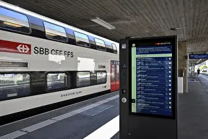 Railway Track Technology Stampe: SBB timetable and passenger train