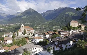Northern Italy Burial Site Stampe: Schenna