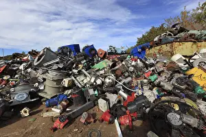 Industrial Plant Stampe: Scrap yard