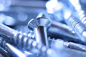 Close Up Screws Stampe: Screws