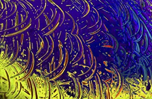 No People Background Image Stampe: Scribbles all along the colorful background
