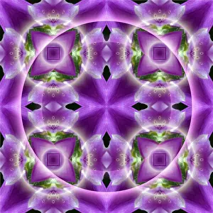 Empty Deserted Landscape Photo Stampe: Seamless pattern