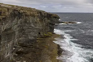 Orcadi Stampe: Sedimenti, arenaria rossa del Devoniano.