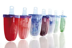 Cold Food Photography Stampe: Self made popsicles