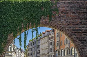 Gothic City Gate Stampe: The Sendlinger Tor (Sendling Gate)