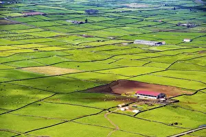 Green Agricultural Landscapes Stampe: Serra do Cume Viewpoint overlooking the patchwork