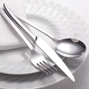 Kitchen Utensil Set Stampe: Set of kitchen object on a white background