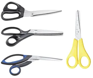 Handicraft Supplies Stampe: Set of various closed scissors
