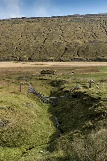 Deserted Icelandic Scenery Stampe: Setting of the Hrafnkell Saga, Aoalbol