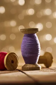 Vintage Sewing Shop Stampe: Sewing threads