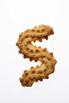Studio Shot Dessert Stampe: Shortbread on white