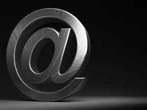 Data Transmission Online Stampe: At sign