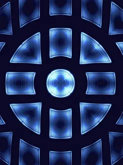 Abstract Computer Generated Image Stampe: Simple technology background - abstract computer-generated image
