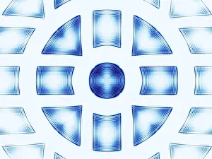 Digital Decorative Item Stampe: Simple technology background - abstract computer-generated image