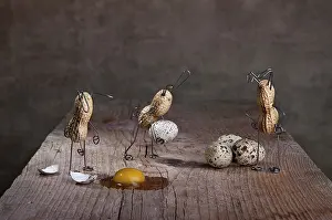 Simple Easter Decorations Stampe: Simple Things as the Easter Bunnies preparing for Easter