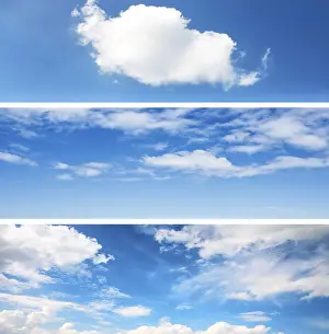 Cumulonimbus Cloud Stampe: Sky backgrounds set