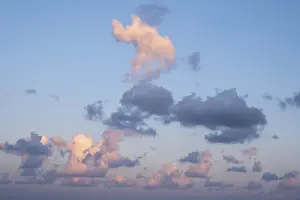 Overcast Sky Germany Stampe: Sky with clouds in the evening light
